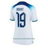 Camiseta de fútbol Inglaterra Mason Mount 19 Primera Equipación Mundial 2022 - Mujer